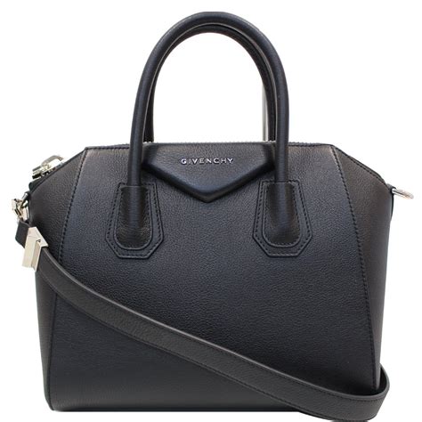 givenchy antigona small leather satchel bag black|Givenchy antigona small price.